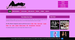 Desktop Screenshot of goldensexcams.com